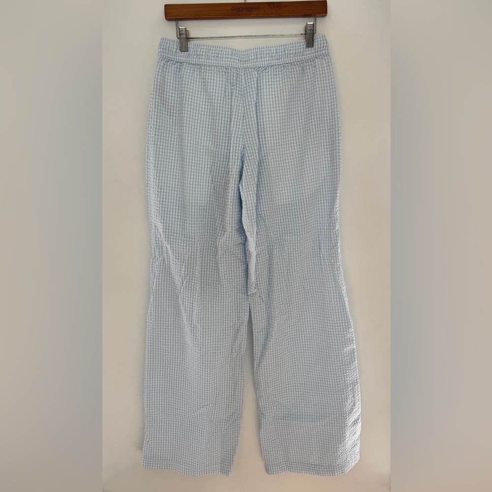 Hollister Light Blue & White Striped PJ Pants - Long - Picture 3 of 3